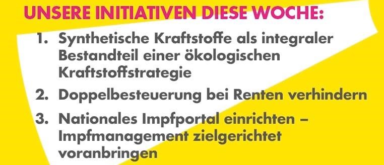 Unsere Initiativen diese Woche