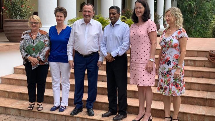 Gruppenfoto Seychellen